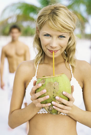 Pure, Unflavored Coconut Water is Healthy